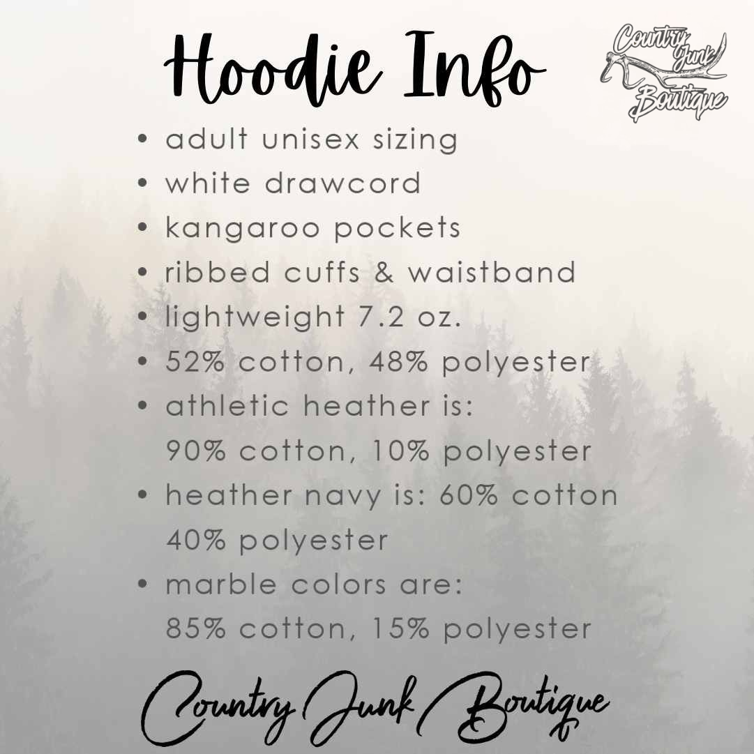 WyoGirl Messy Bun sponge fleece Hoodie